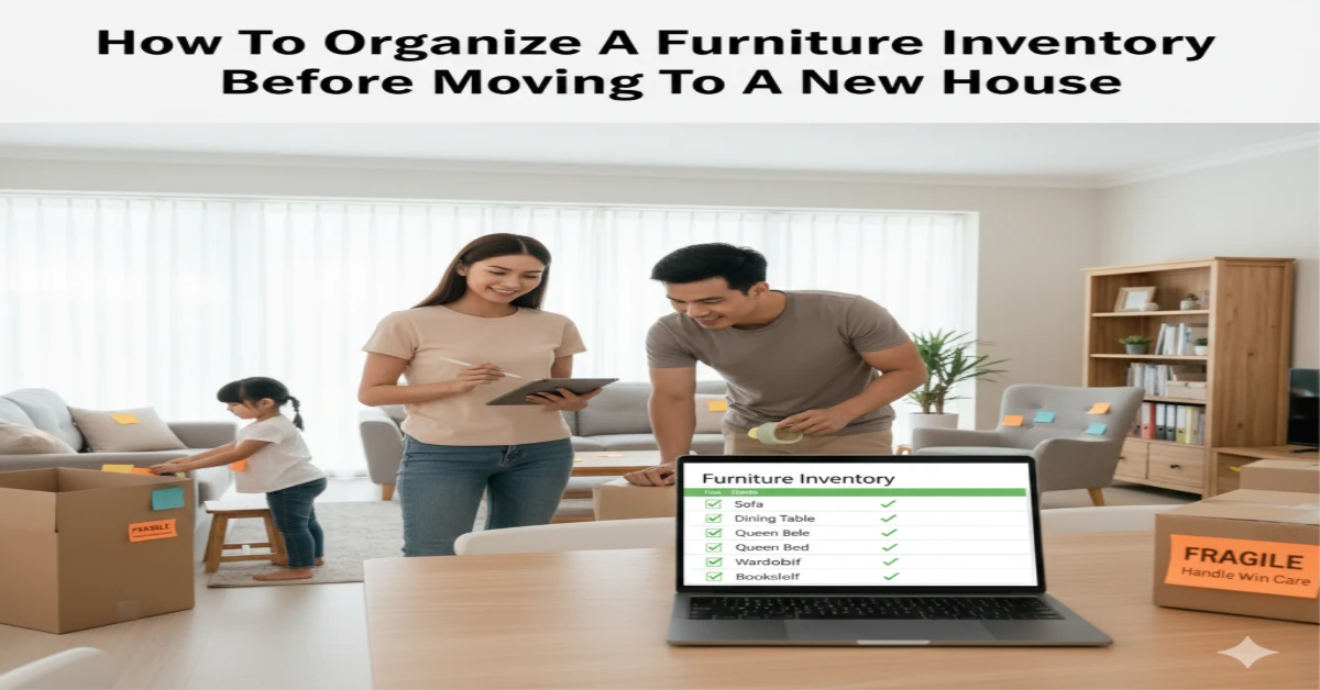 How To Organize A Furniture Inventory Before Moving